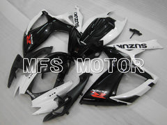 Suzuki GSXR600 GSXR750 2006-2007 Injection ABS Fairing - Factory - Black White - MFS6435