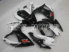Suzuki GSXR600 GSXR750 2006-2007 Injection ABS Fairing - Factory - Black White - MFS6435