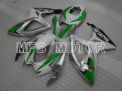 Suzuki GSXR600 GSXR750 2006-2007 Injection ABS Fairing - Factory - White Green - MFS6436