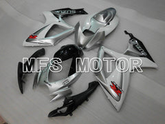 Suzuki GSXR600 GSXR750 2006-2007 Injection ABS Fairing - Factory - White Silver - MFS6438