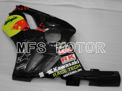 Carénage ABS injecté Kawasaki NINJA ZX12R 2002-2005 - Red Bull - Noir - MFS6439
