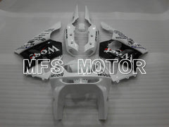 Kawasaki NINJA ZX6R 1994-1997 ABS Fairing - West - Black White - MFS6449
