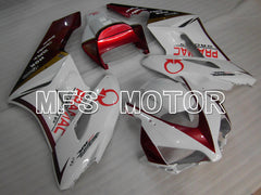 Honda CBR1000RR 2004-2005 Injection ABS verkleidung - PRAMAC - Weiß Rotwein - MFS6474