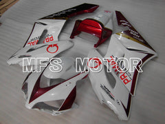Honda CBR1000RR 2004-2005 Injection ABS verkleidung - PRAMAC - Weiß Rotwein - MFS6474