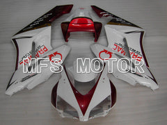 Honda CBR1000RR 2004-2005 Injection ABS verkleidung - PRAMAC - Weiß Rotwein - MFS6474