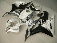 Honda CBR600RR 2007-2008 Injection ABS verkleidung - Factory Style - Schwarz Matt Weiß - MFS6487
