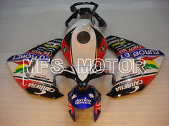 Honda CBR1000RR 2008-2011 Injection ABS verkleidung - Eurobet - Schwarz Blau Weiß - MFS6489