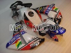 Honda CBR1000RR 2008-2011 Injection ABS verkleidung - Eurobet - Schwarz Blau Weiß - MFS6489