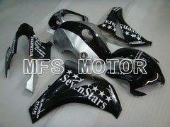 Carénage ABS injecté Honda CBR1000RR 2008-2011 - SevenStars - Noir Argent - MFS2969
