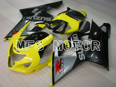 Suzuki GSXR600 GSXR750 2004-2005 Injection ABS verkleidung - Factory Style - Schwarz Gelb - MFS2276