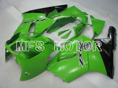 Kawasaki NINJA ZX12R 2000-2001 Injection ABS Fairing - Factory Style - Black Green - MFS4102