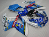 Suzuki GSXR600 GSXR750 2008-2010 Injection ABS verkleidung - Rockstar - Blau Weiß - MFS2476