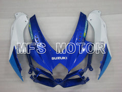 Carénage ABS injecté Suzuki GSXR600 GSXR750 2008-2010 - Rockstar - Bleu Blanc - MFS2476