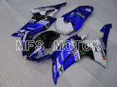 Yamaha YZF-R6 2008-2016 Injection ABS verkleidung - Monster - Blau Schwarz - MFS3850