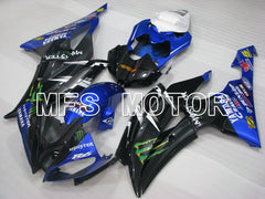 Carénage ABS injecté Yamaha YZF-R6 2008-2016 - Monster - Bleu Noir - MFS3860