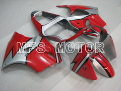 Kawasaki NINJA ZX6R 2000-2002 Injection ABS verkleidung - Factory Style - Rot Silber - MFS3661