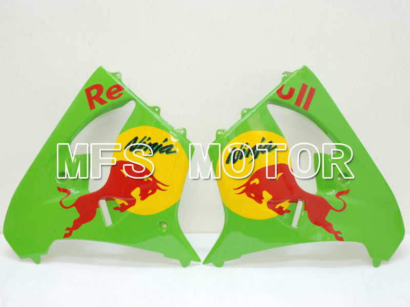 Kawasaki NINJA ZX9R 2000-2001 ABS Fairing - Red Bull - Green - MFS5903