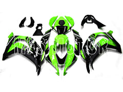 Kawasaki ZX10R 2016-2020 Injection ABS verkleidung - anderen - Schwarz Grün - MFS8394