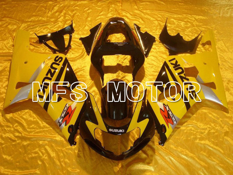 Suzuki GSXR600 2001-2003 Injection ABS Fairing - Factory Style - Black Yellow - MFS4610