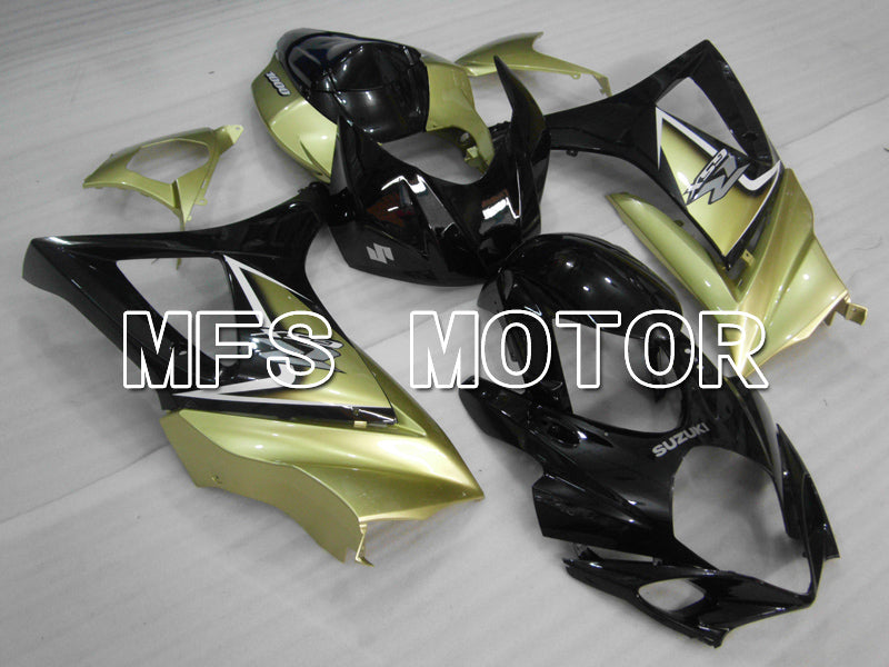 Carénage ABS injecté Suzuki GSXR1000 2007-2008 - Style usine - Noir or - MFS6469