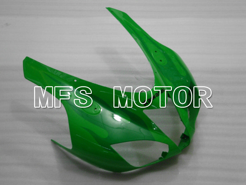 Carénage ABS injecté Kawasaki NINJA ZX6R 2007-2008 - Flamme - Vert - MFS6444