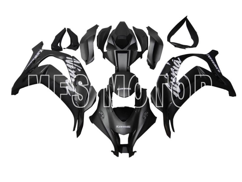 Kawasaki ZX10R 2016-2020 Einspritz-ABS-Verkleidung - Factory Style - Schwarz matt - MFS8400