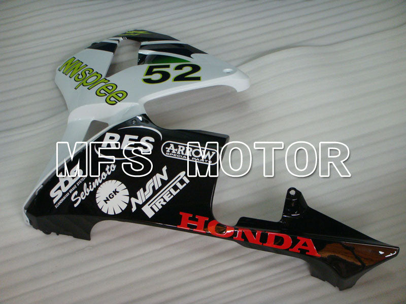 Honda CBR600RR 2003-2004 Injection ABS Fairing - HANN Spree - White Black Green - MFS2061
