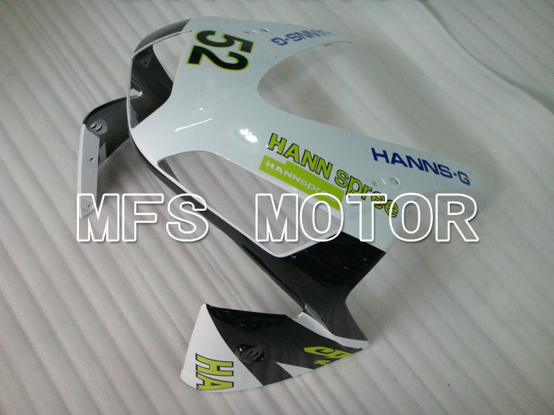Honda CBR600RR 2003-2004 Injection ABS Fairing - HANN Spree - White Black Green - MFS2061
