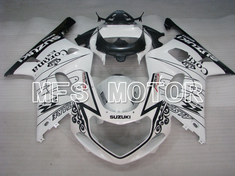 Suzuki GSXR600 2001-2003 Injection ABS Fairing - Conora - Black White - MFS2068