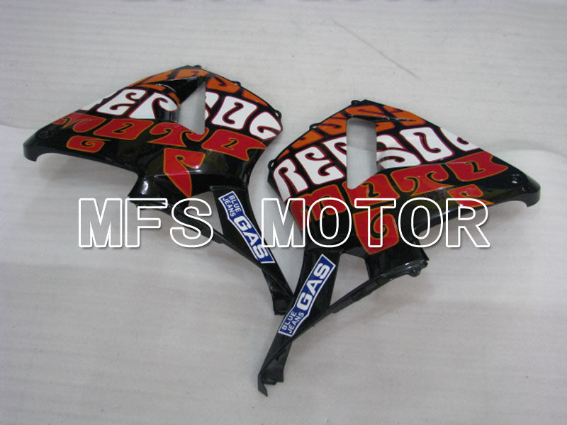 Carénage ABS injecté Honda CBR600RR 2003-2004 - Repsol - Vert Noir Rouge - MFS2069