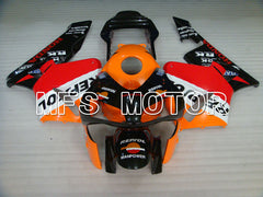 Honda CBR600RR 2003-2004 Injection ABS Fairing - Repsol - Orange Red Black - MFS2079