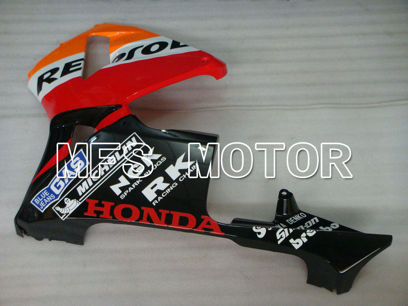 Honda CBR600RR 2003-2004 Injection ABS Fairing - Repsol - Orange Red Black - MFS2079