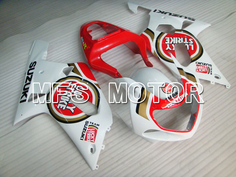 Suzuki GSXR600 2001-2003 Injection ABS Fairing - Lucky Strike - Red White - MFS2096