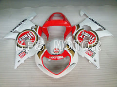 Suzuki GSXR600 2001-2003 Injection ABS Fairing - Lucky Strike - Red White - MFS2096