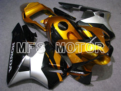 Honda CBR600RR 2003-2004 ABS Injection Fairing - Factory Style - Gold Silver Black - MFS2098