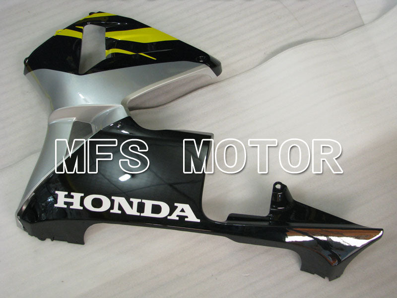 Honda CBR600RR 2003-2004 ABS Injection Fairing - Factory Style - Yellow Silver Black - MFS2100