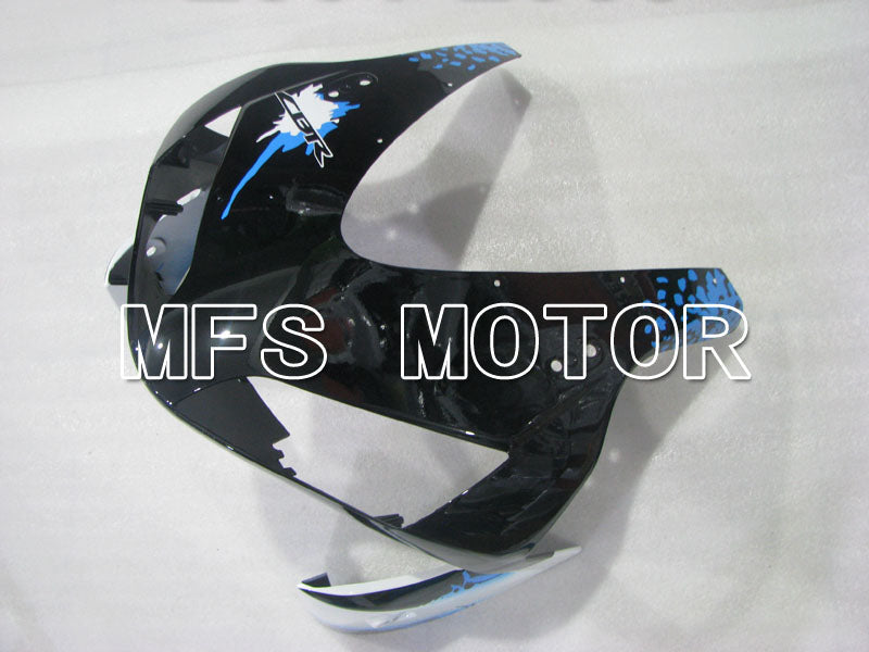 Honda CBR600RR 2003-2004 ABS Injection Fairing - Customize - Black White blue - MFS2104