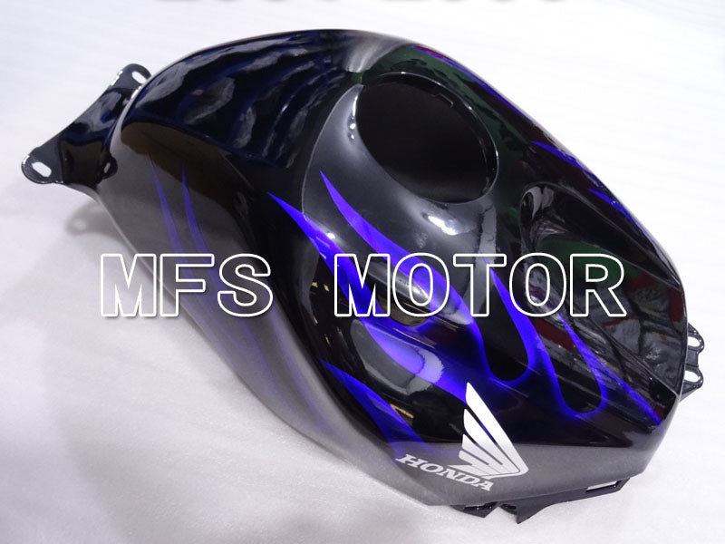 Honda CBR600RR 2003-2004 ABS Injection Fairing - Flame - Blue Black - MFS2115