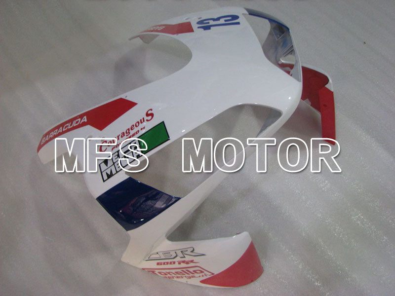 Honda CBR600RR 2003-2004 ABS Injection Fairing - PATA - White Red Blue - MFS2126