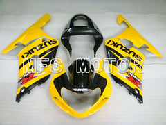 Suzuki GSXR750 2000-2003 Injection ABS Fairing - Factory Style - Black Yellow - MFS7046