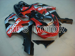 Suzuki GSXR600 2001-2003 Injection ABS Fairing - Factory Style - Black Red Silver - MFS2132