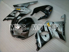 Suzuki GSXR600 2001-2003 Injection ABS Fairing - Factory Style - Black Silver - MFS2134