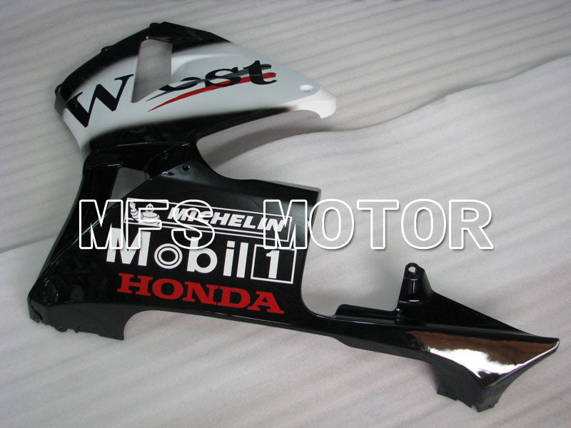 Honda CBR600RR 2003-2004 ABS Injection Fairing - West - White Black - MFS2139