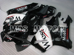 Honda CBR600RR 2003-2004 ABS Injection Fairing - West - White Black - MFS2139