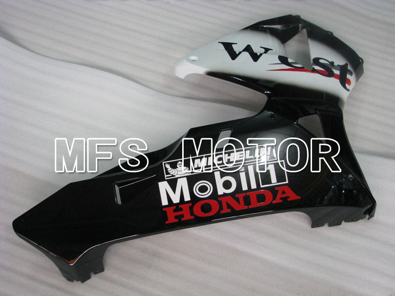 Honda CBR600RR 2003-2004 ABS Injection Fairing - West - White Black - MFS2139