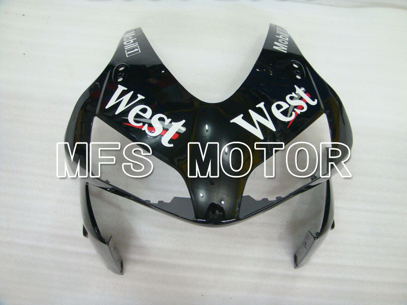Honda CBR600RR 2003-2004 ABS Injection Fairing - West - White Black - MFS2140