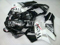 Honda CBR600RR 2003-2004 ABS Injection Fairing - West - White Black - MFS2140