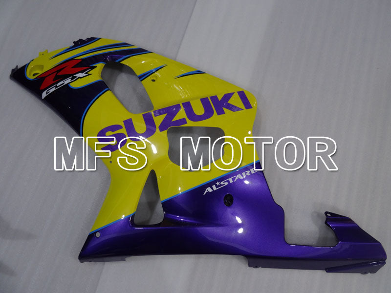 Suzuki GSXR600 2001-2003 Injection ABS Fairing - Factory Style - Yellow Purple - MFS2142
