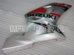 Suzuki GSXR750 2000-2003 Injection ABS Fairing - Factory Style - Black Red Silver - MFS6963