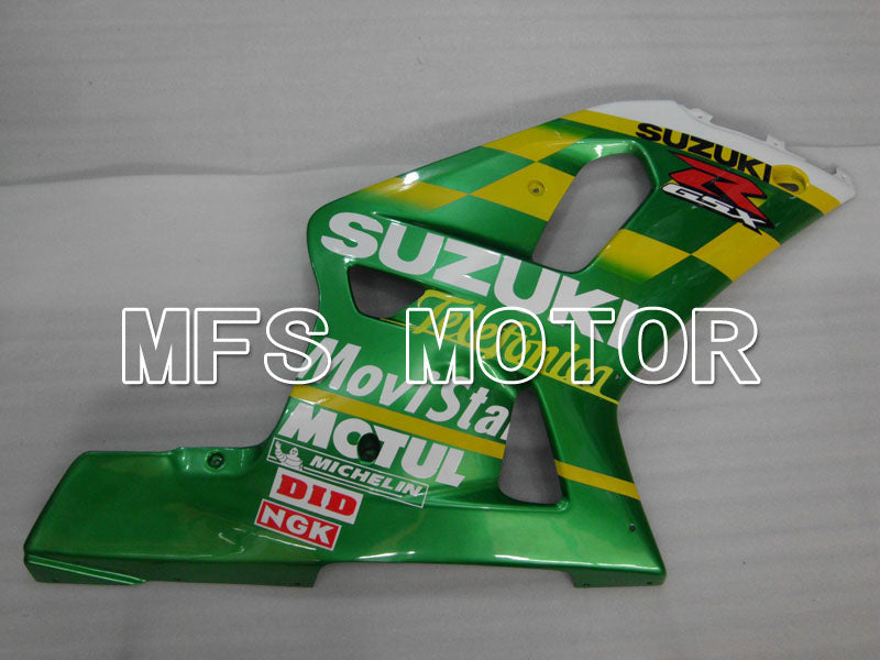 Suzuki GSXR600 2001-2003 Injection ABS Fairing - Movistar - Green - MFS2156